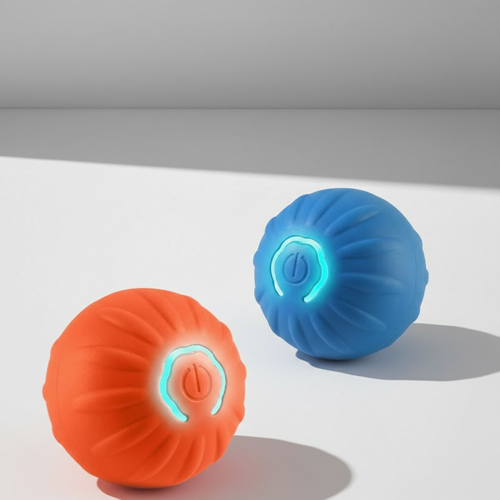 Smart Interactive Self-Rolling Bouncing Ball