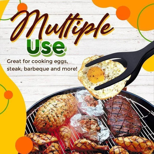 🔥Last Day Buy 1 Get 1 Free $9.99 Each🔥All Day Cook 2 in 1 Spatula Tongs