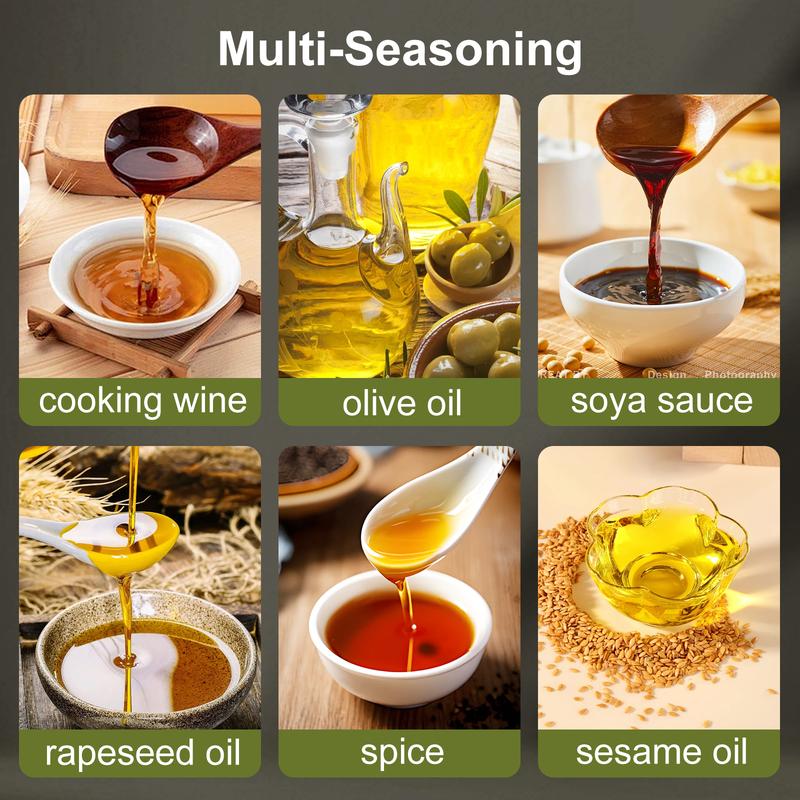 💕2 in 1 Glass Oil Sprayer & Dispenser🔥