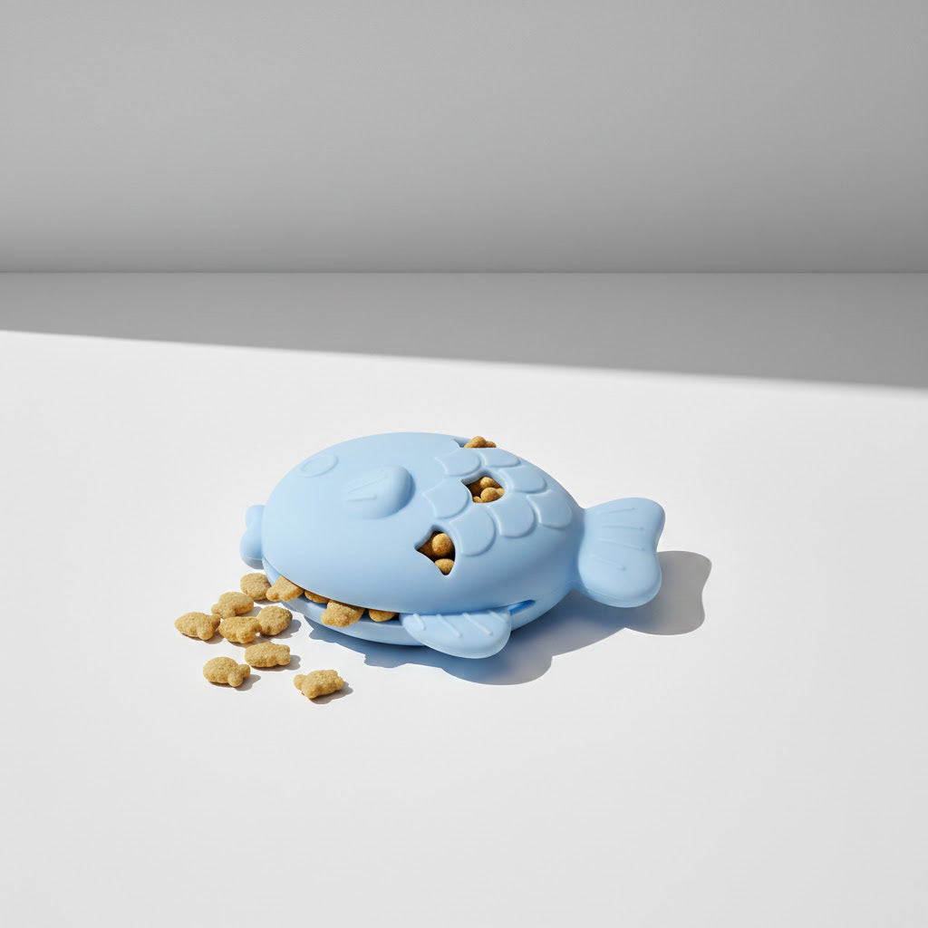 Fish-Shaped Slow Feeder