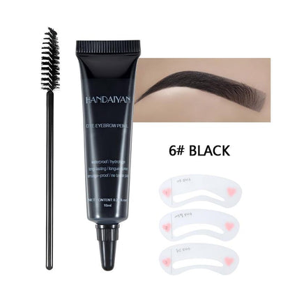 ⏳Last Day Buy 1 Get 1 Free ⭐Long-lasting Waterproof Smudge-proof Liquid Eyebrow Gel/Tint(With Free Brush)