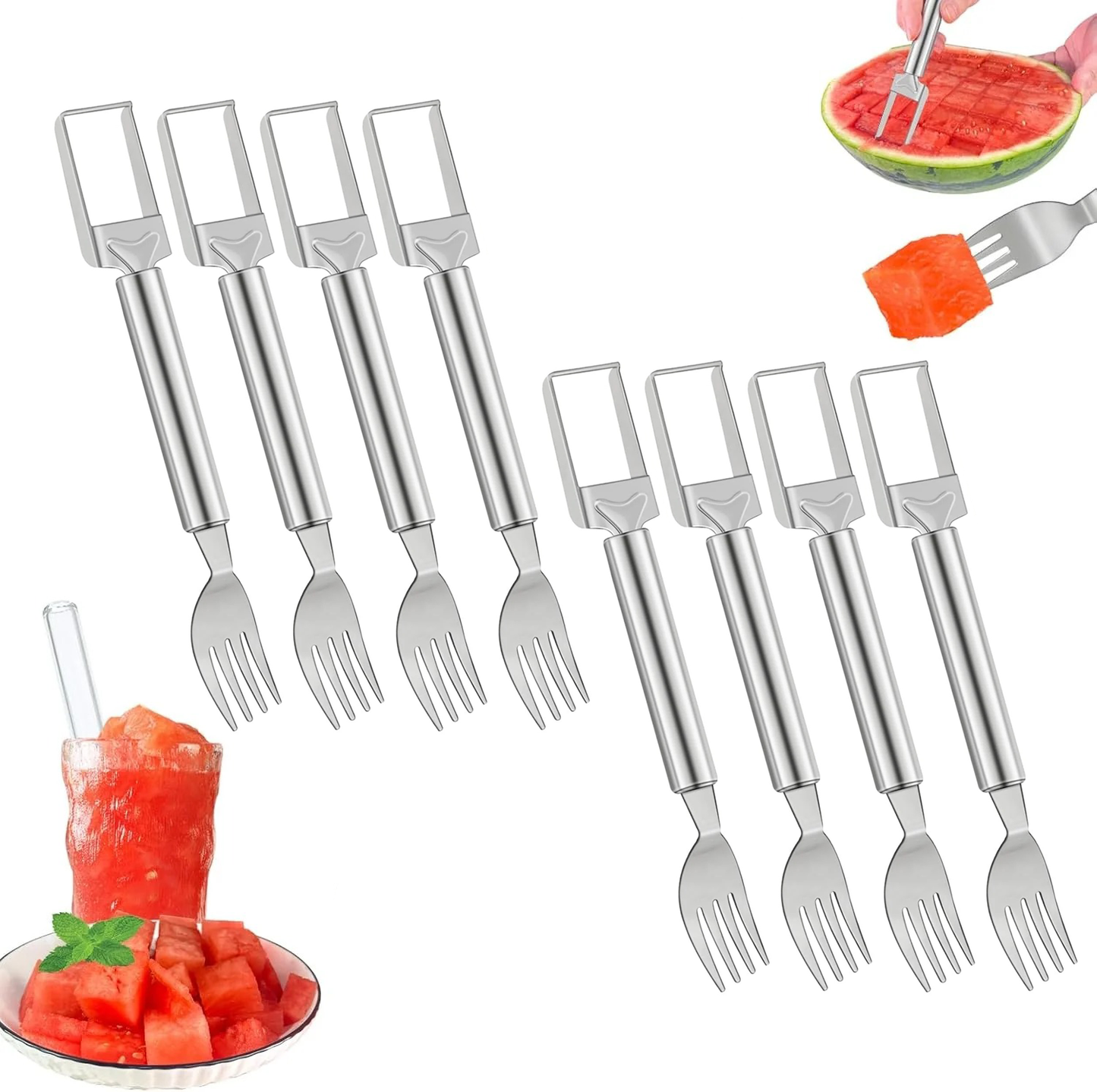 🍉SUMMER FLASH SALE: Buy 2 Get 2 FREE— $7.5EACH🎁2-in-1 Watermelon Cube Cutter