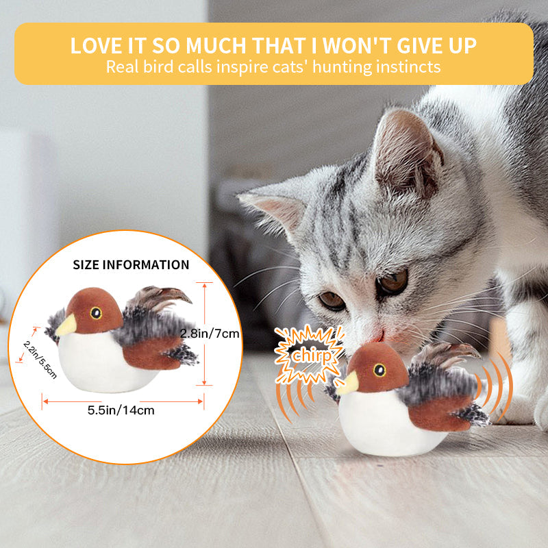 🔥Last Day Buy 1 Get 1 Free $14.59 Each🔥Interactive Chirping Bird Cat Toy