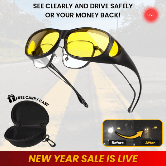 🔥Buy more save more🔥Headlight Glasses with GlareCut Technology