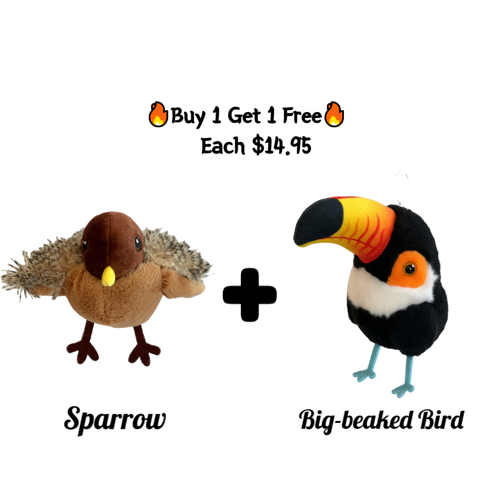 🔥Last Day Buy 1 Get 1 Free $14.59 Each🔥Interactive Chirping Bird Cat Toy