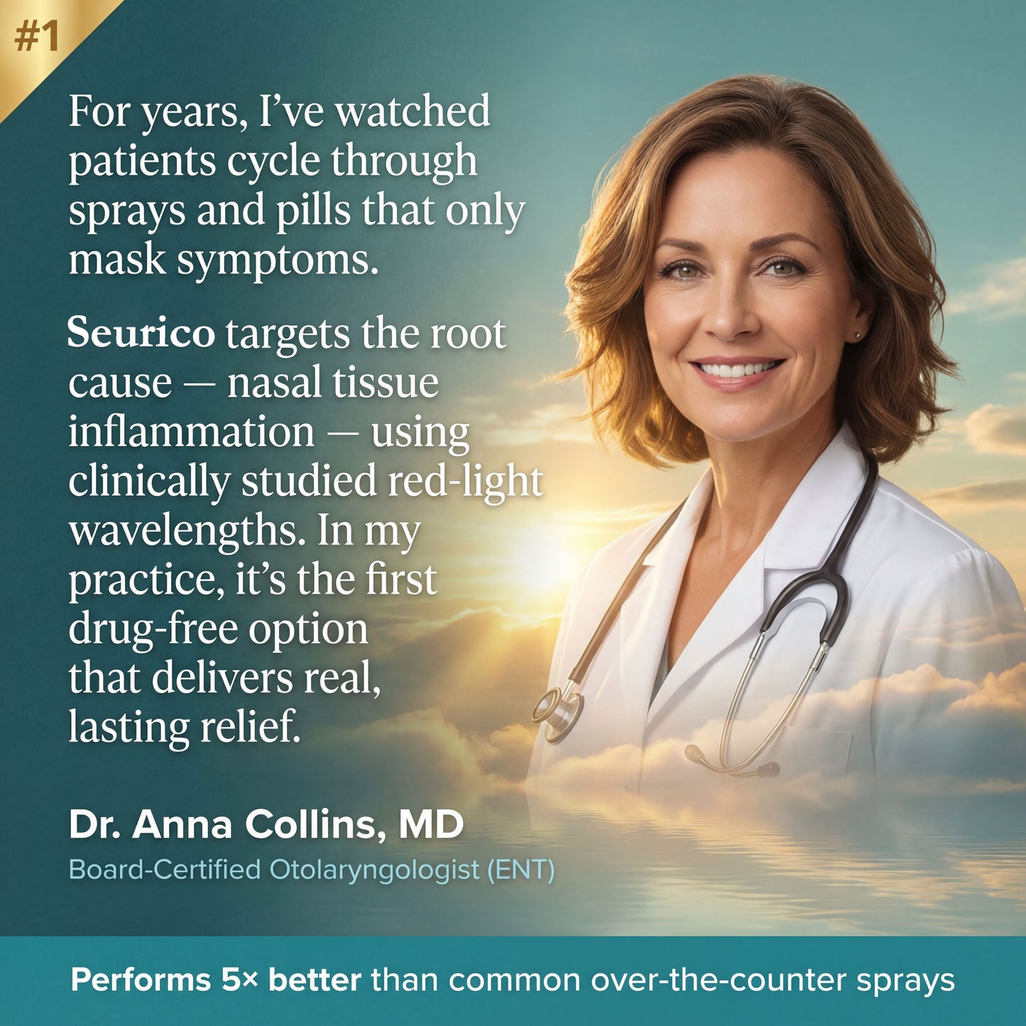 Seurico® 660 nm Red Light Therapy – Mitochondria & ATP Powered Nasal Relief