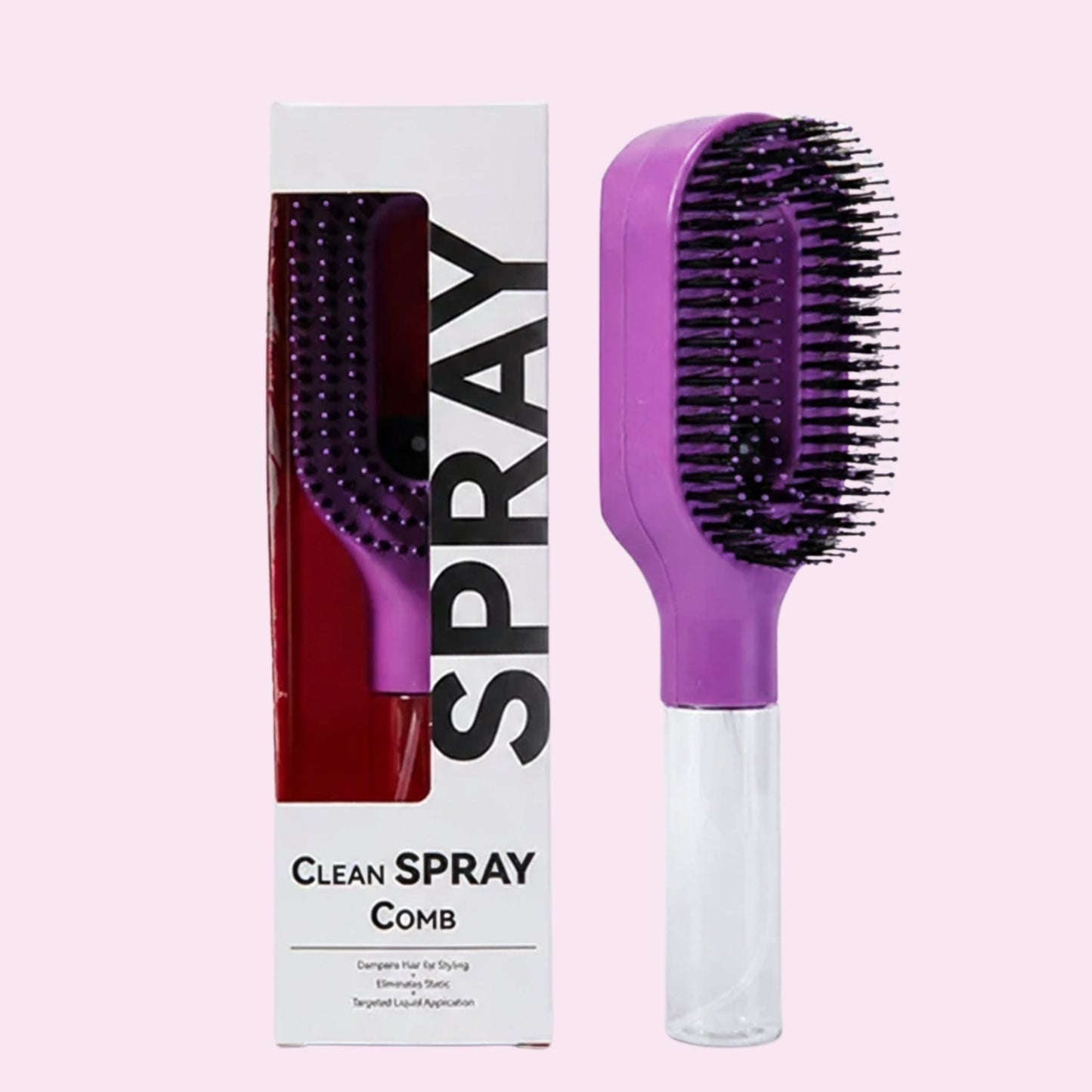 🔥Last day: Buy Two For $18.49 Each! 2 in 1 Sprayer Comb Detangling  Hair brush
